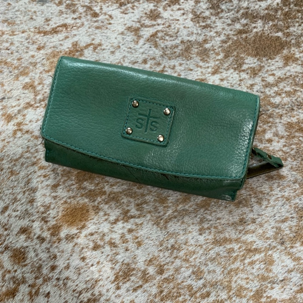 STS leather wallet